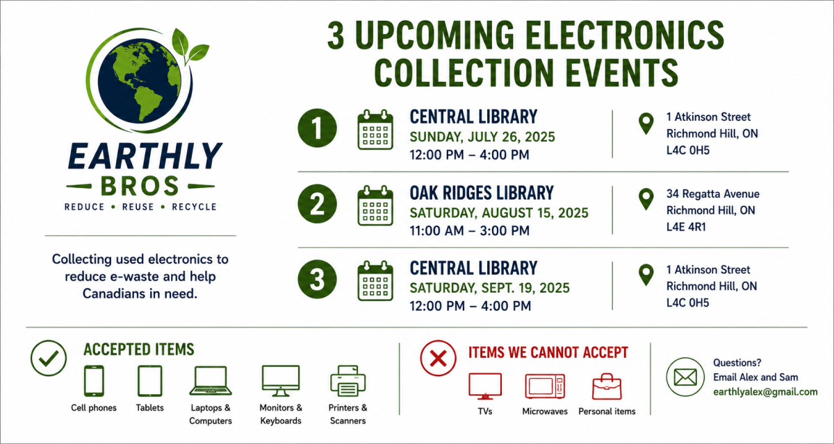 Three New Electronics Collection Events This Summer 